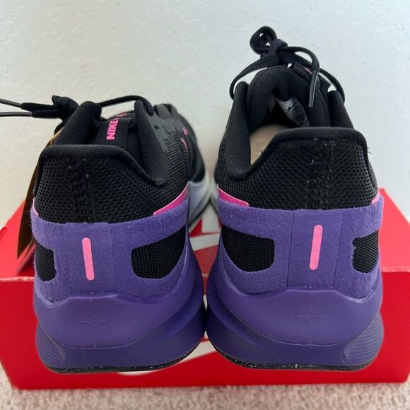 Nike Structure 25 Black Anthracite Field Purple Laser Fuchsia - Picture 5 of 9